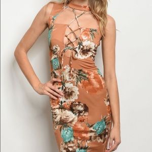 NWOT Large Floral Dress